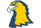 A stylized yellow and blue owl logo with sharp features.
