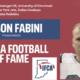 Jason Fabini, former NFL player, inducted into the Iowa Football Coaches Association Hall of Fame.