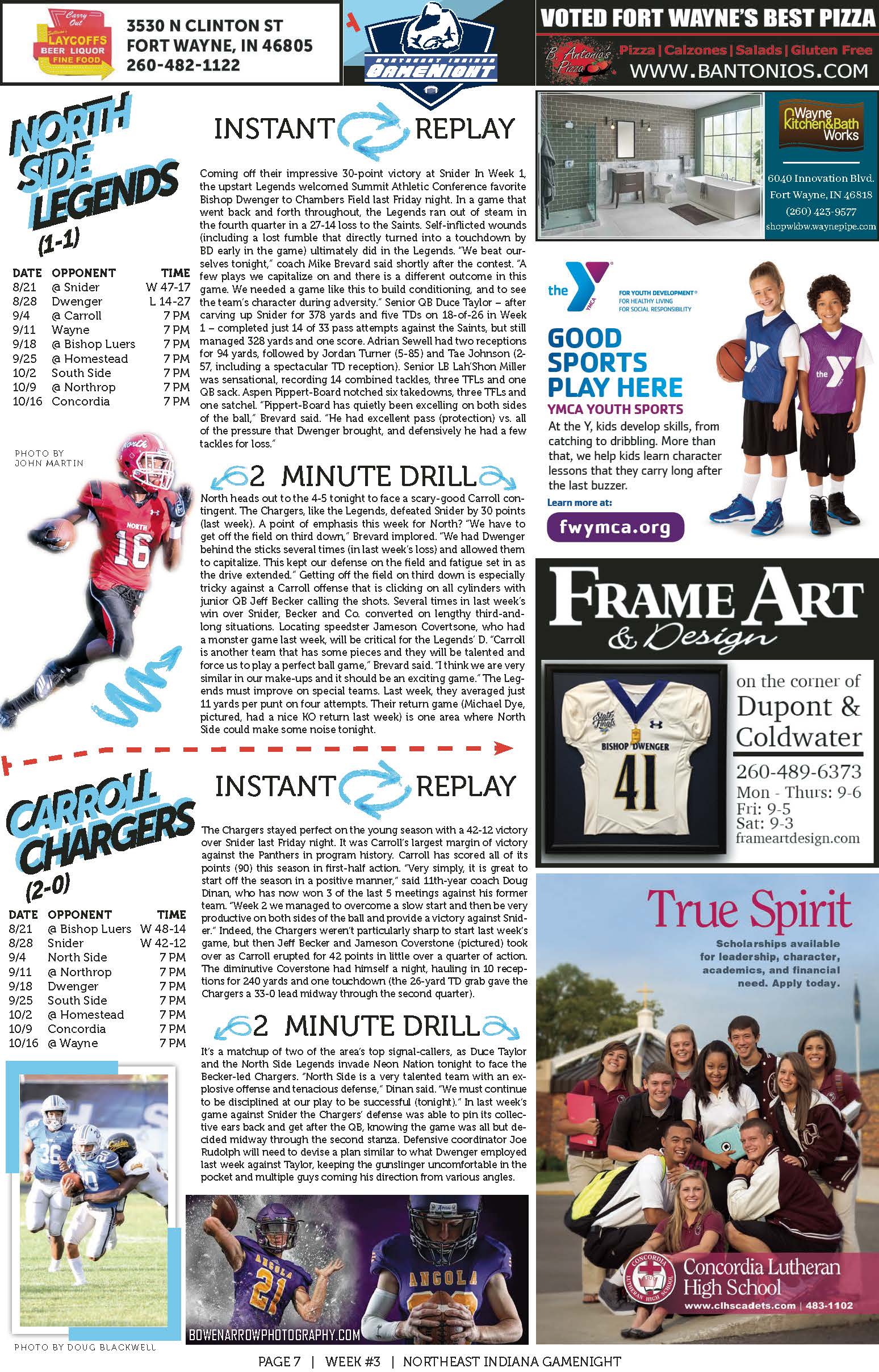 A vibrant brochure showcasing YMCA youth programs and activities.