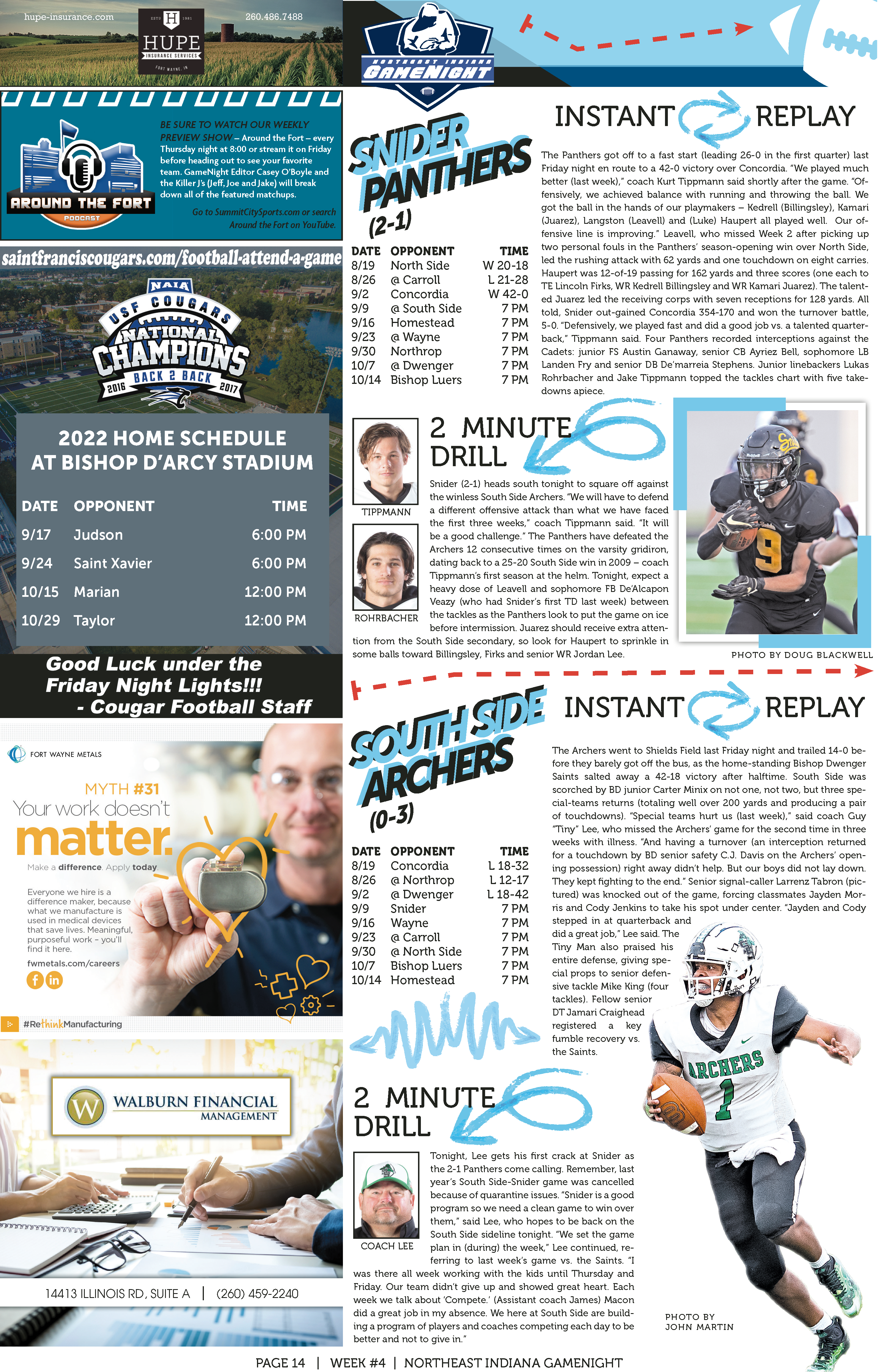 Football practice drills focusing on 2-minute offense and defense scenarios.