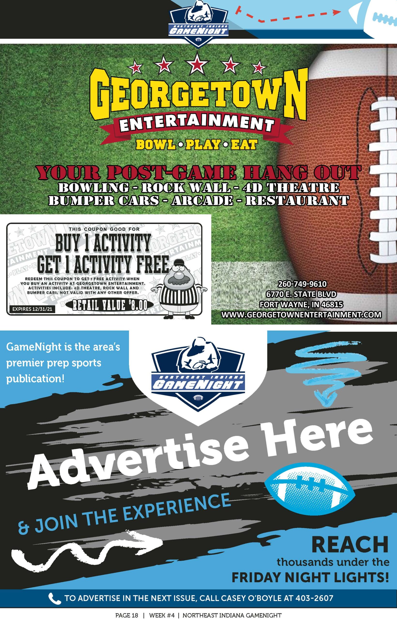 Promotional flyer for entertainment services including DJ, photobooth, and video game rentals.