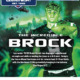 Promotional poster for 'The Incredible Brock' with a green Hulk-like character and futuristic cityscape.
