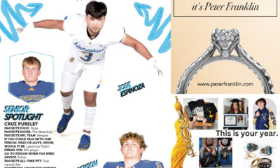 A sports-themed collage featuring athletes, action shots, and motivational text.
