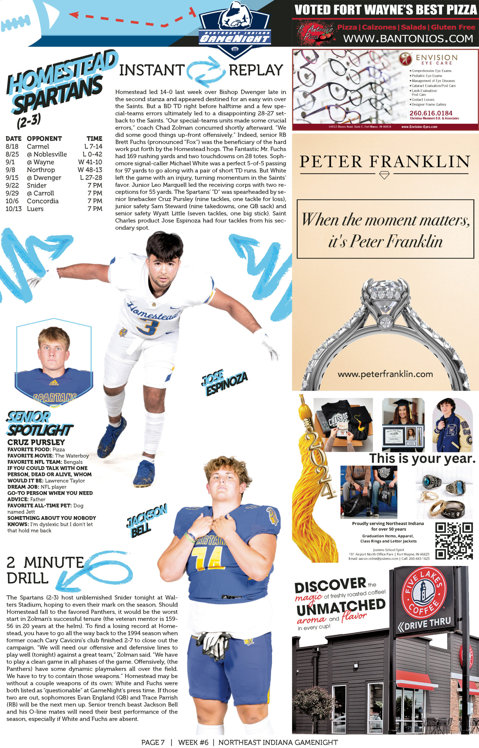 A sports-themed collage featuring athletes, action shots, and motivational text.