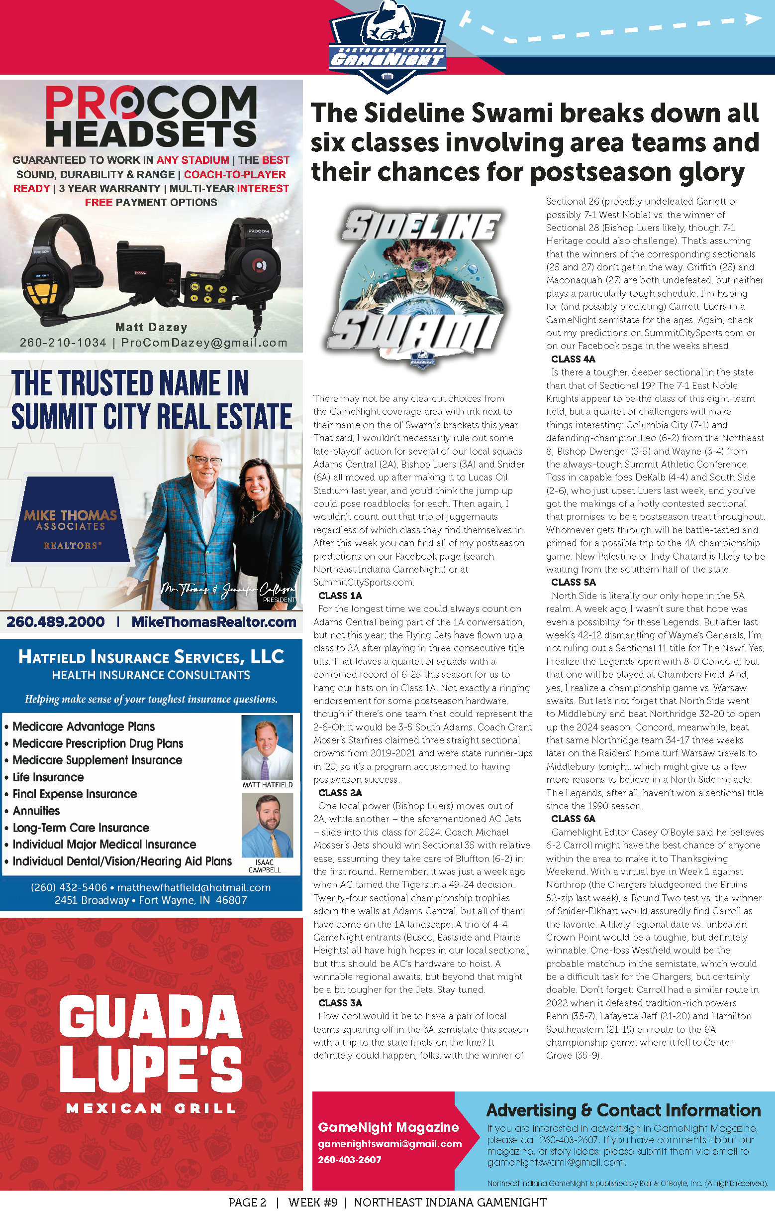 Advertisement for Summit City Real Estate featuring a trusted agent and property listings.