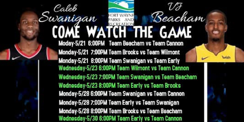 Schedule for VJ Malak Volleyball Home Games with dates and times.