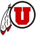 University of Utah logo with red 'U' and feathers.